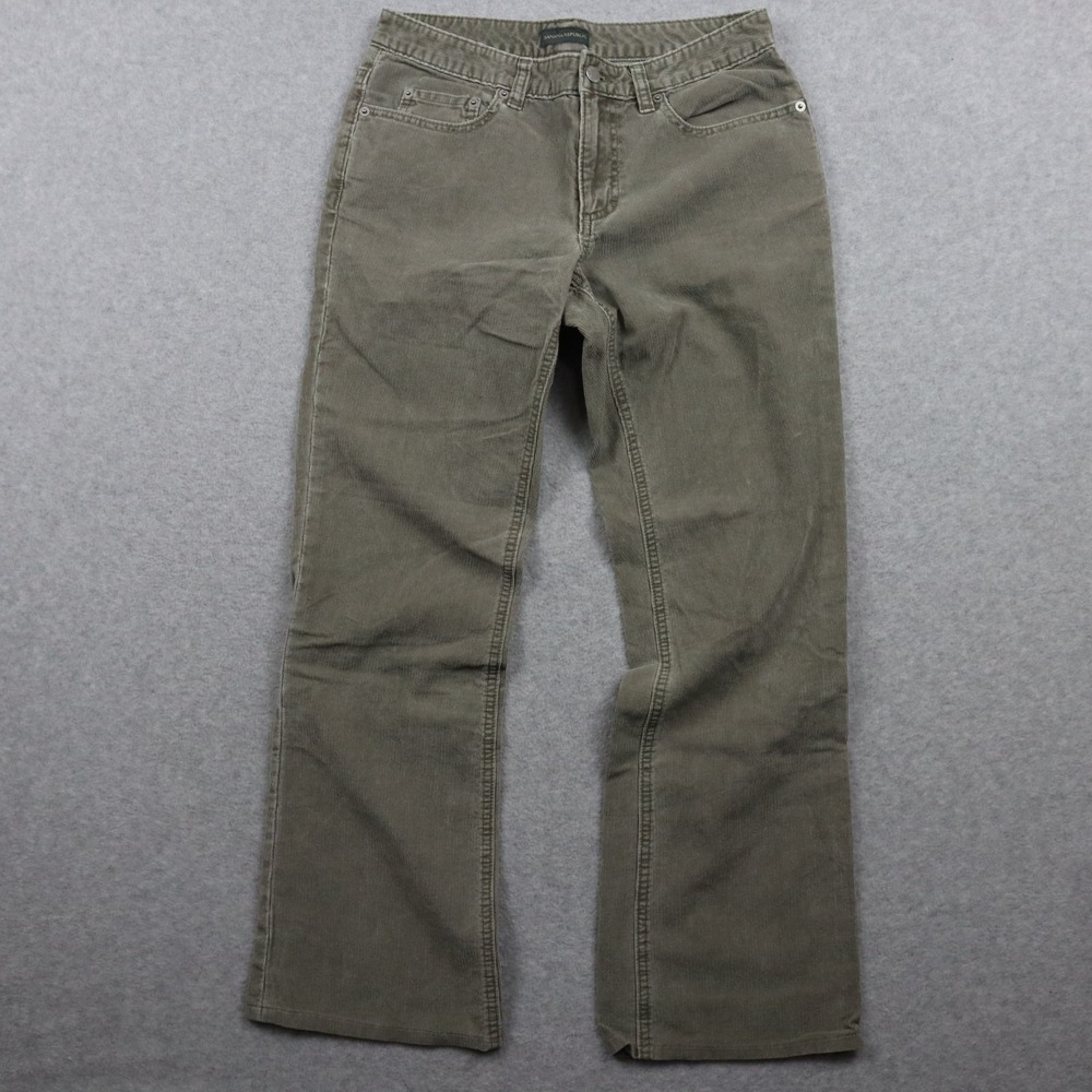 Banana Republic Jeans Womens 6 Bootcut Corduroy Casual Cotton 5-Pocket Green